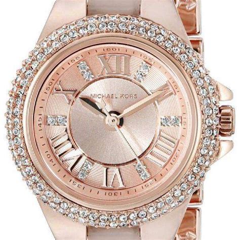 michael kors mk4292|Women's Rose Gold Michael Kors Petite Camille Glitz Watch .